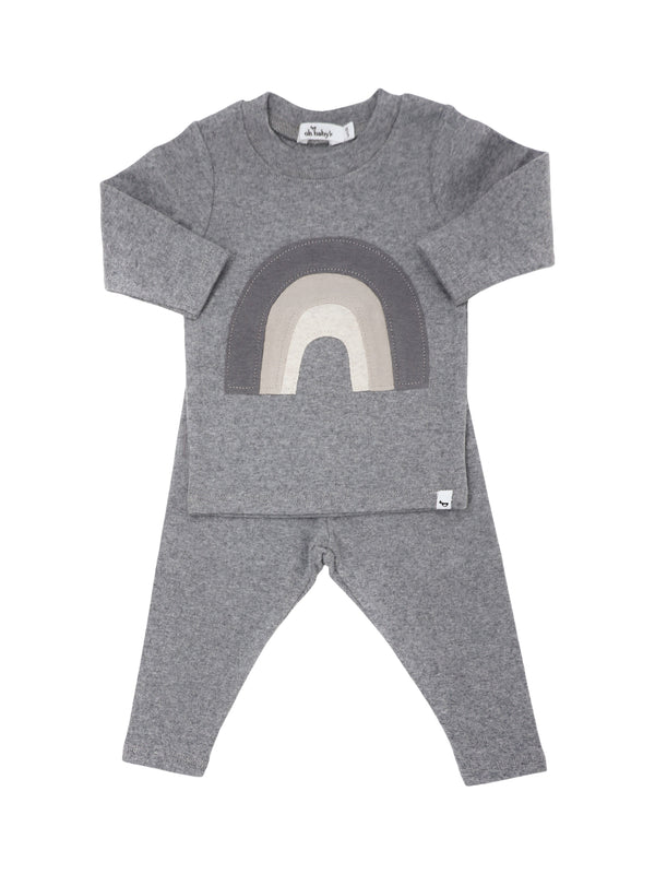 Neutral Rainbow Set Sets Oh Baby! Coal 0-3M 