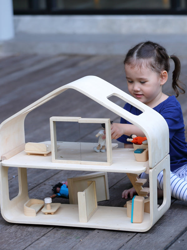 Contemporary Dollhouse Pretend Play PlanToys   