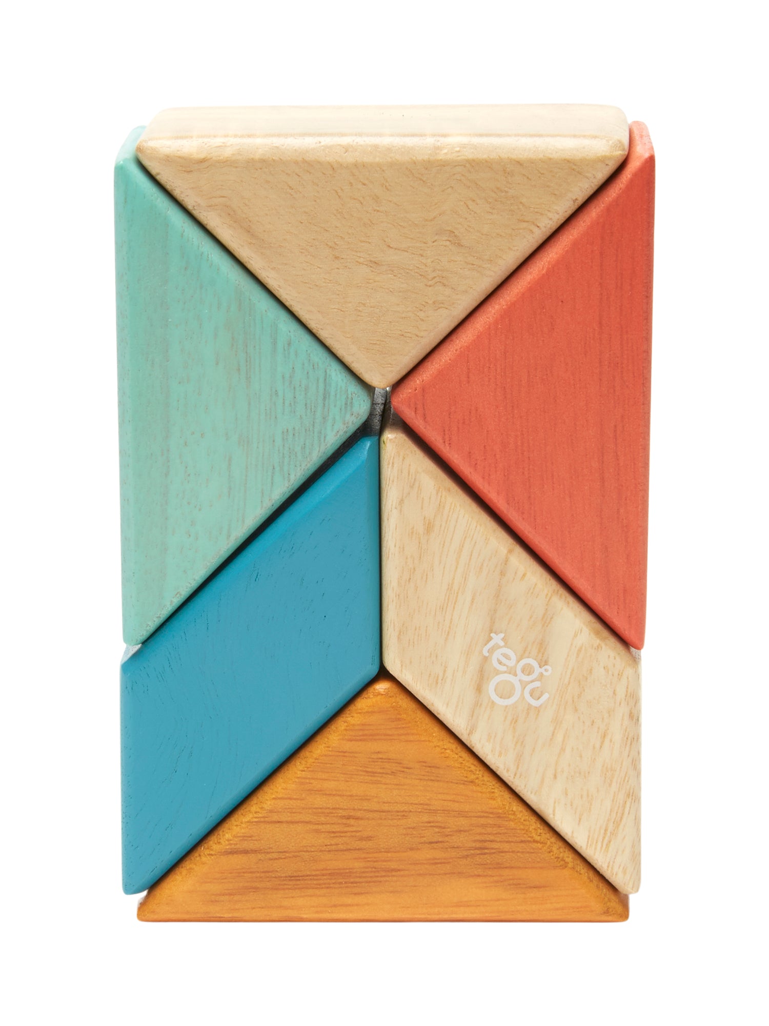 Pocket Pouch Prism - Magnetic Wooden Block Set Games & Puzzles Tegu   