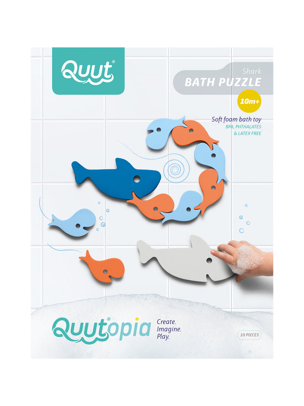 Bath Puzzle - Shark Bath Toys Quut Toys   