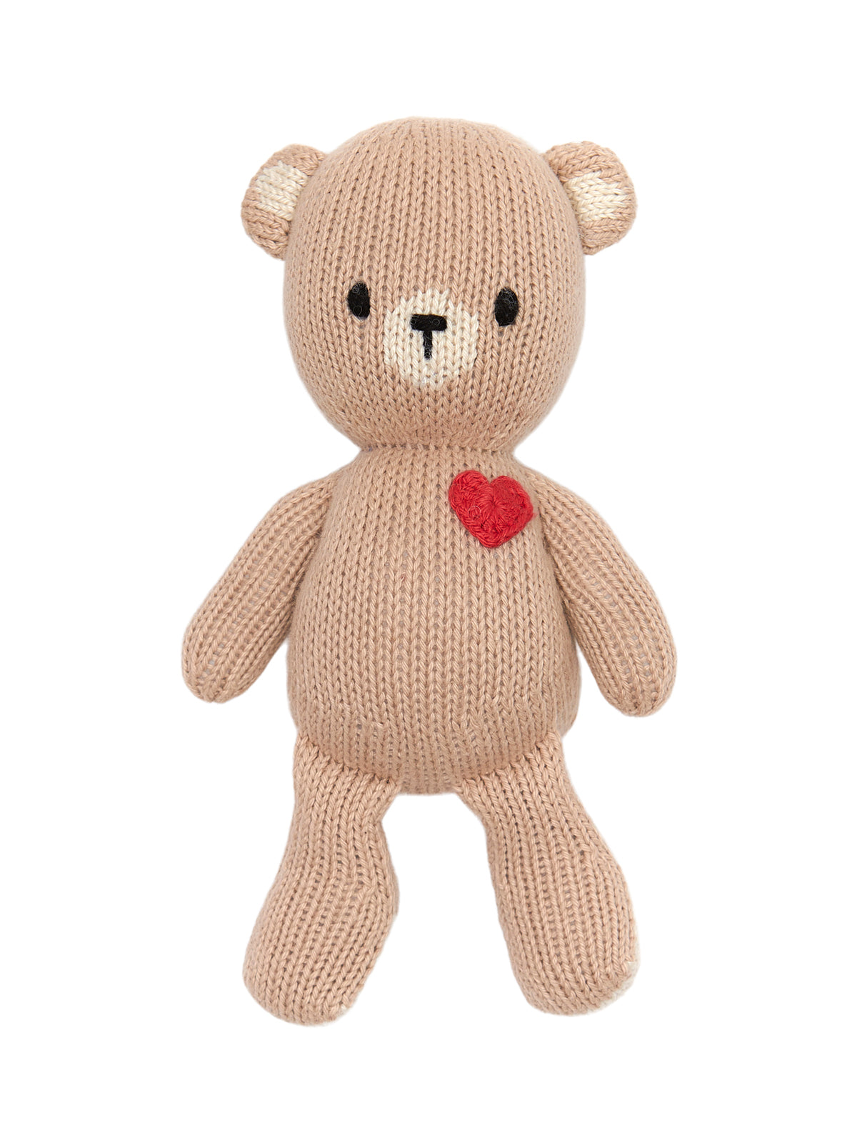 Baby Bear With Heart 8" Plush Tun Tun Red  