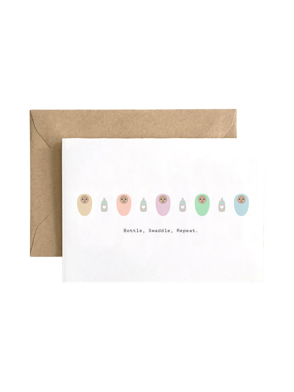 Bottle, Swaddle, Repeat Card Cards Spaghetti & Meatballs   