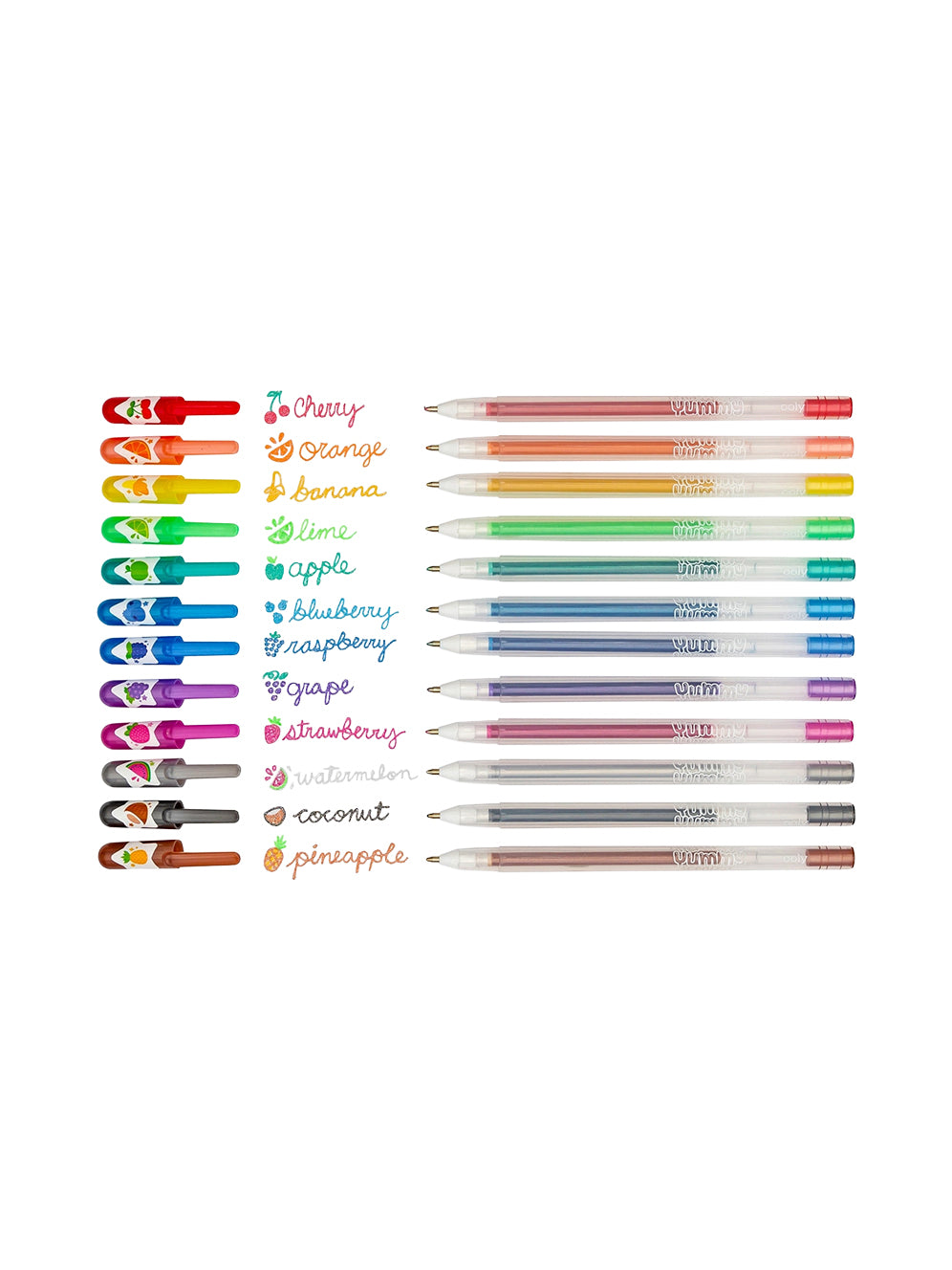 OOLY Yummy Yummy Scented Glitter Gel Pens Set of 12 For Note